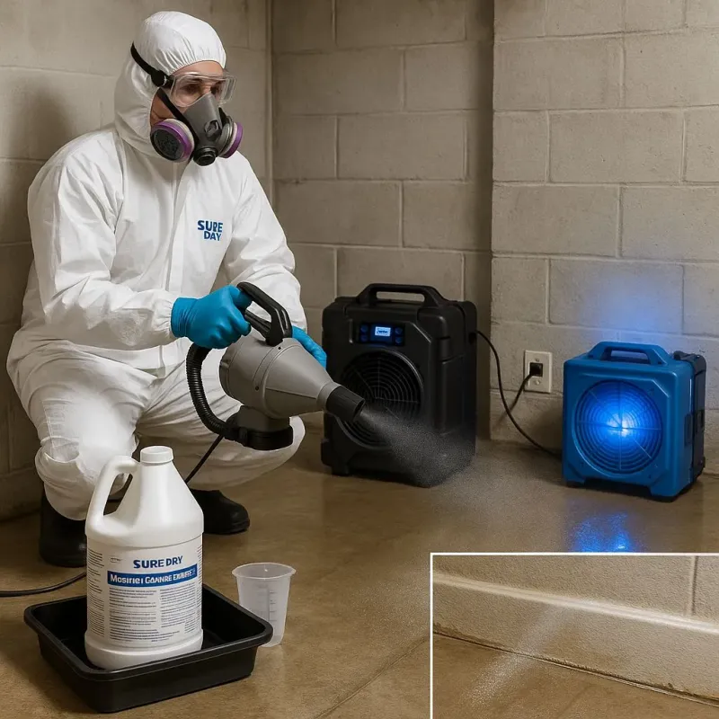 Sanitization and Odor Removal process in Grove City, PA