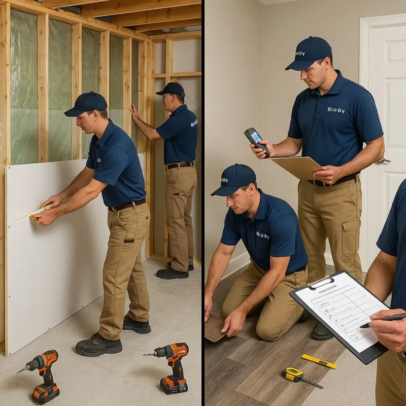 Repairs and Reconstruction process in Grove City, PA
